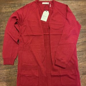 Burgundy warm and cozy sweater